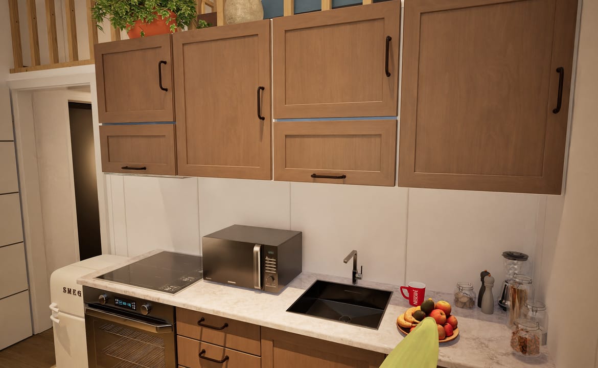 Grafika: dom letniskowy caloroczny 70m2 neptun 18