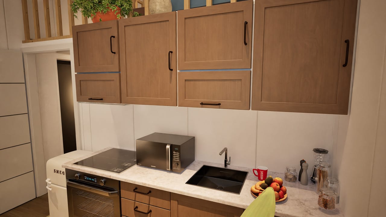 Grafika: dom letniskowy caloroczny 70m2 neptun 18