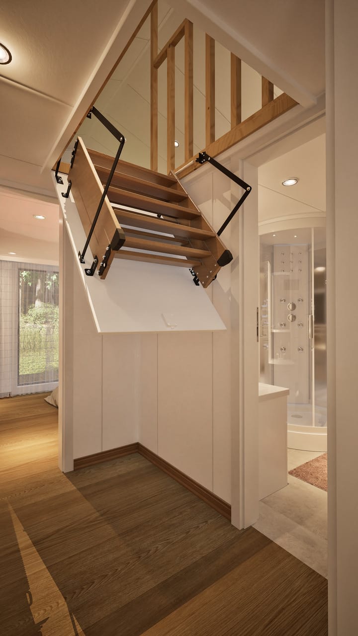 Grafika: dom letniskowy caloroczny 70m2 neptun 21