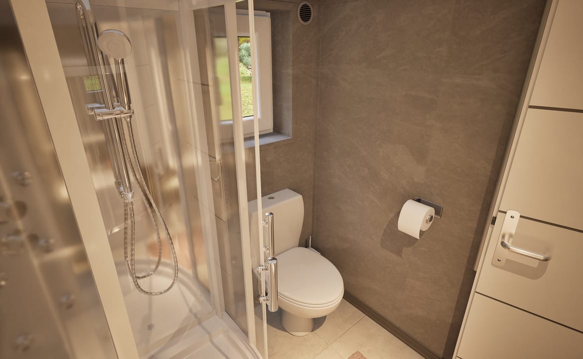 Grafika: dom letniskowy caloroczny 70m2 neptun 32