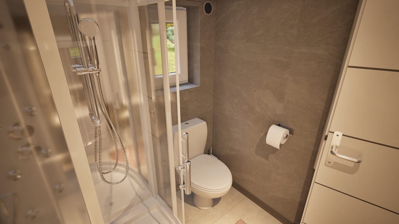 Grafika: dom letniskowy caloroczny 70m2 neptun 32