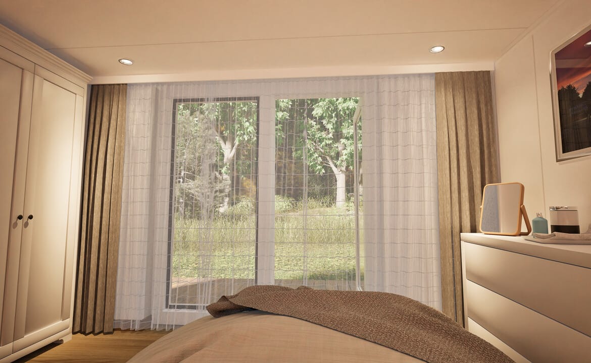 Grafika: dom letniskowy caloroczny 70m2 neptun 37