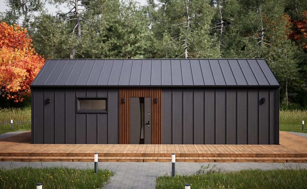 Grafika: dom letniskowy caloroczny 70m2 neptun 41