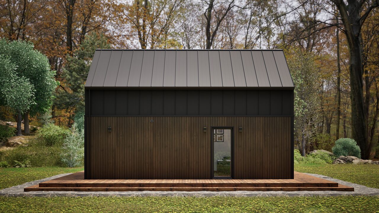 Grafika: dom mobilny caloroczny 48m2 wenus 68 Grafika: dom mobilny caloroczny 48m2 wenus 68