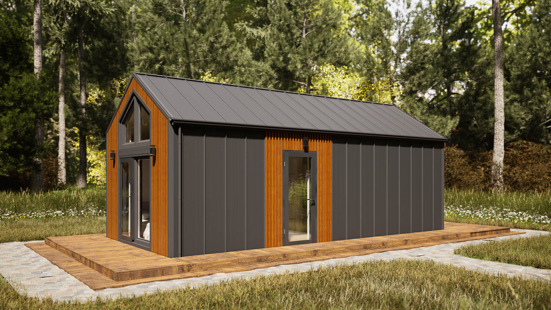 Grafika: dom mobilny saturn 58 16