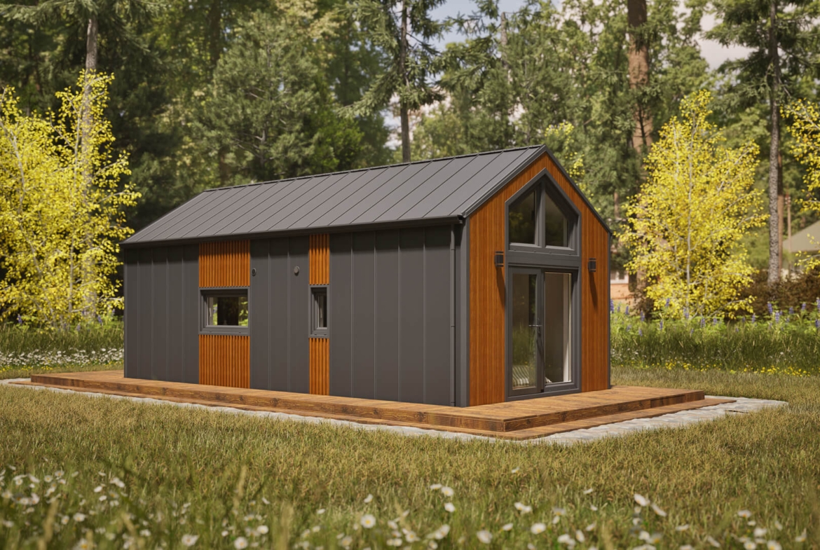 Grafika: dom mobilny saturn 58 18