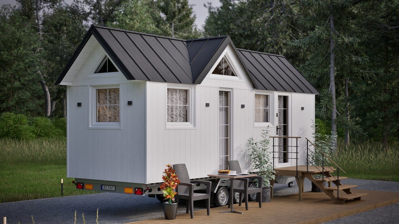 Grafika: dom mobilny tiny house 18 01