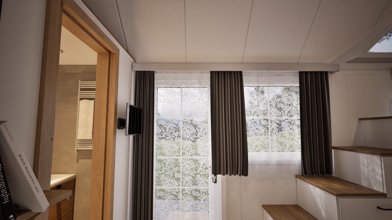 Grafika: dom mobilny tiny house 18 12