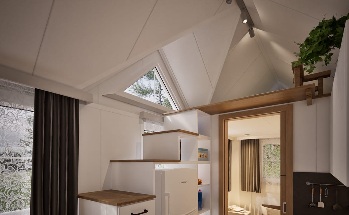 Grafika: dom mobilny tiny house 18 13