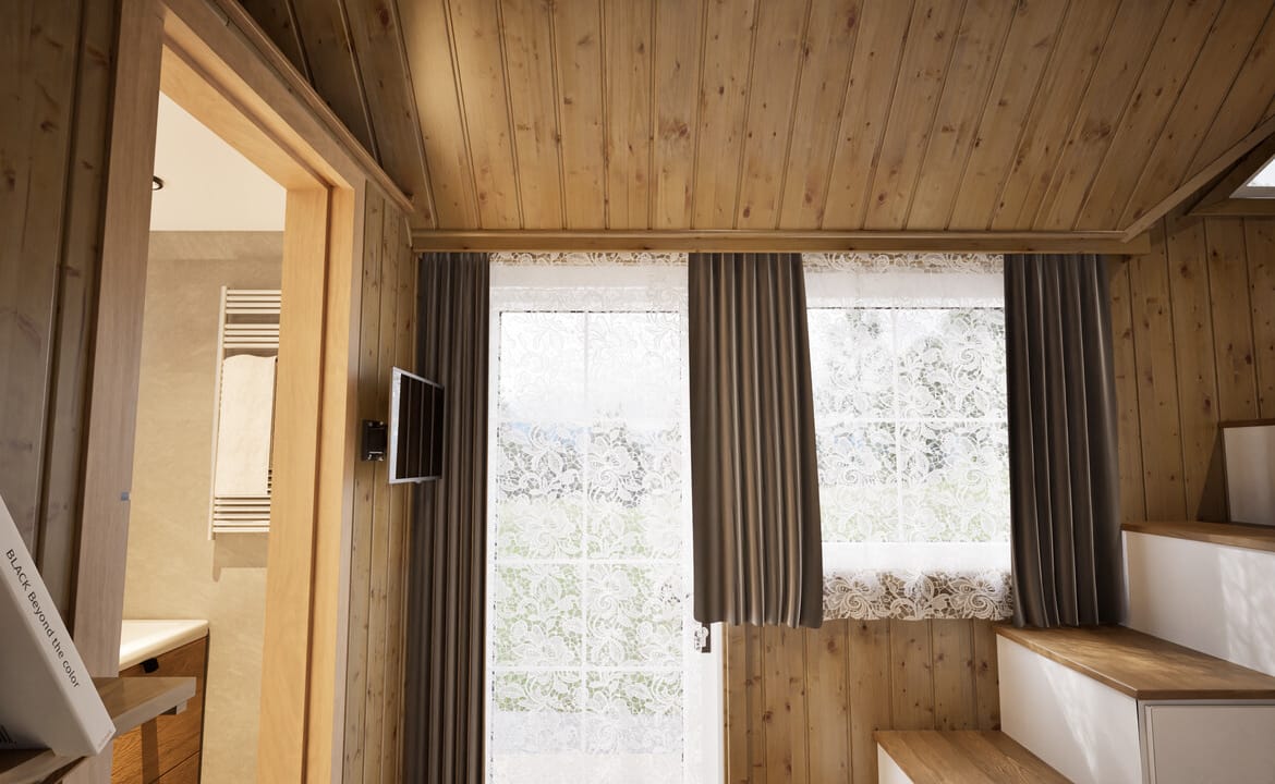 Grafika: dom mobilny tiny house 18 16