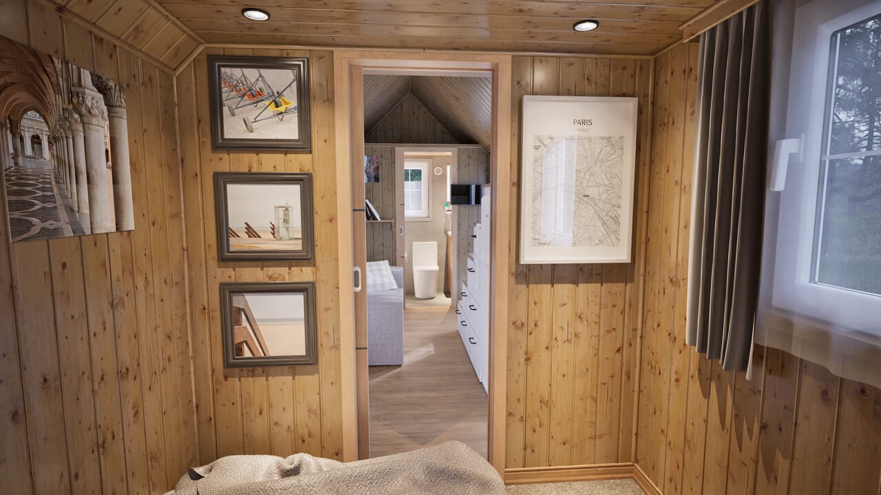 Grafika: dom mobilny tiny house 18 21