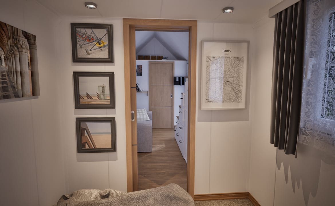 Grafika: dom mobilny tiny house 18 22