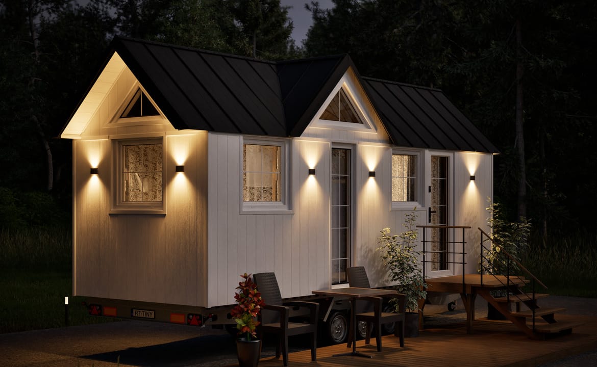 Grafika: dom mobilny tiny house 18 33