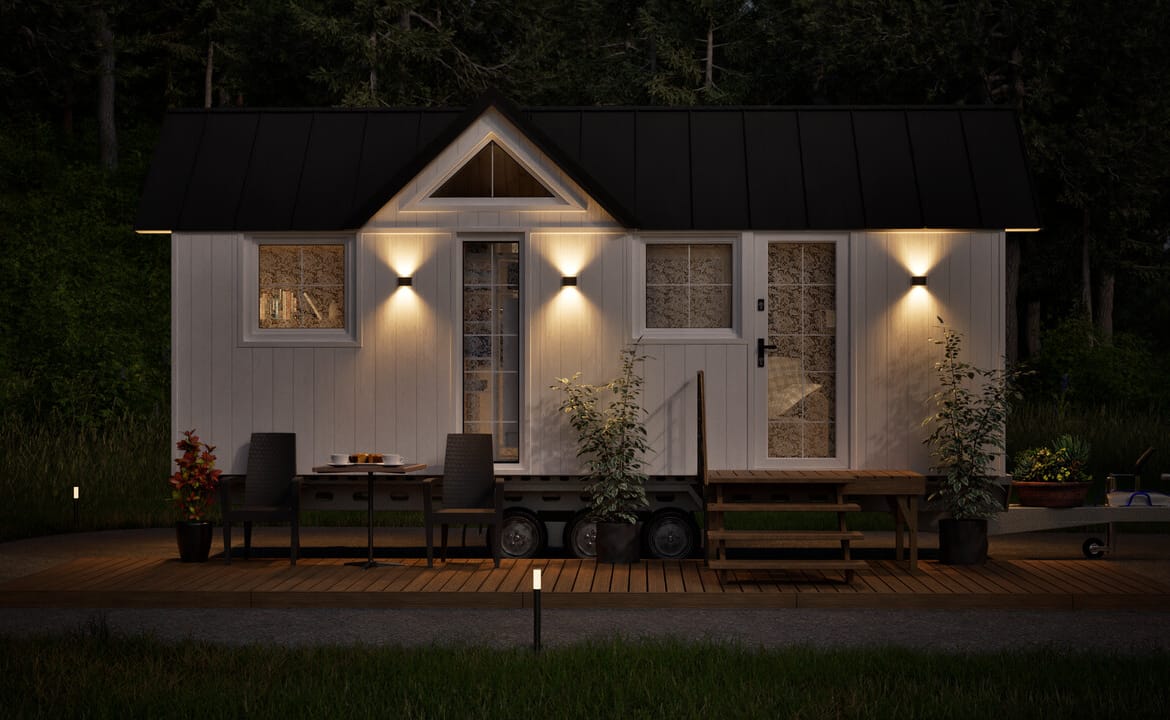 Grafika: dom mobilny tiny house 18 34
