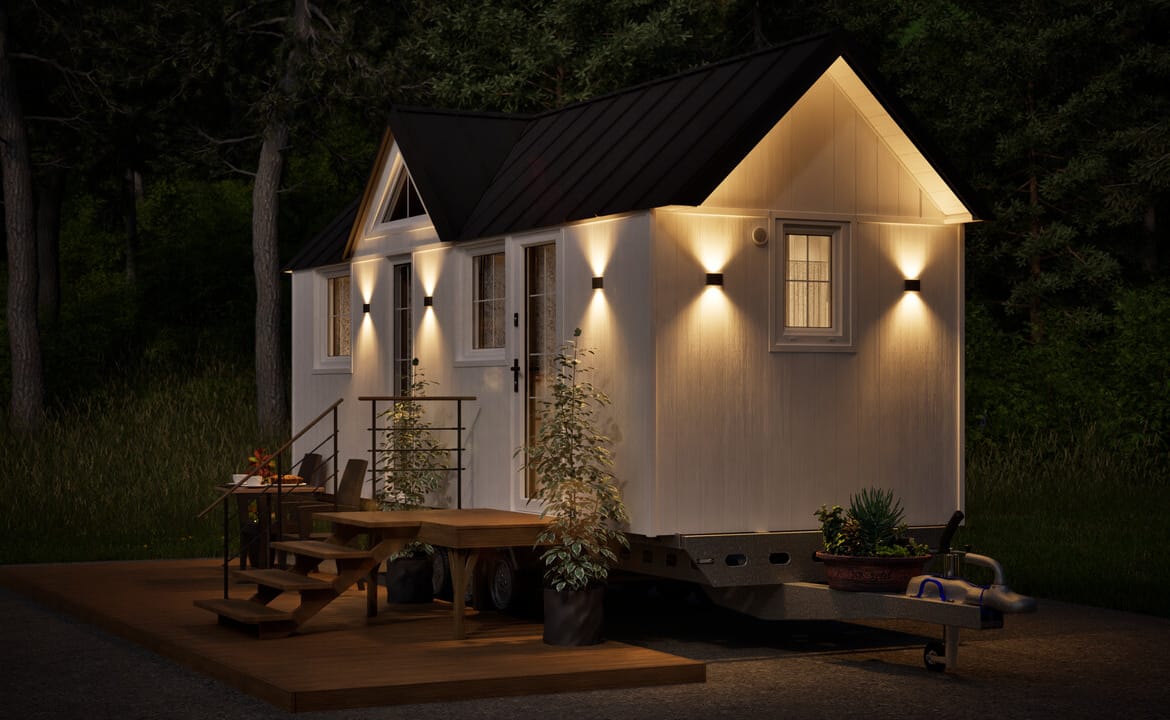 Grafika: dom mobilny tiny house 18 35