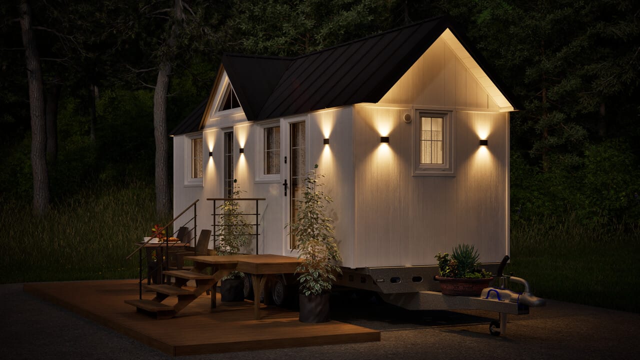 Grafika: dom mobilny tiny house 18 35