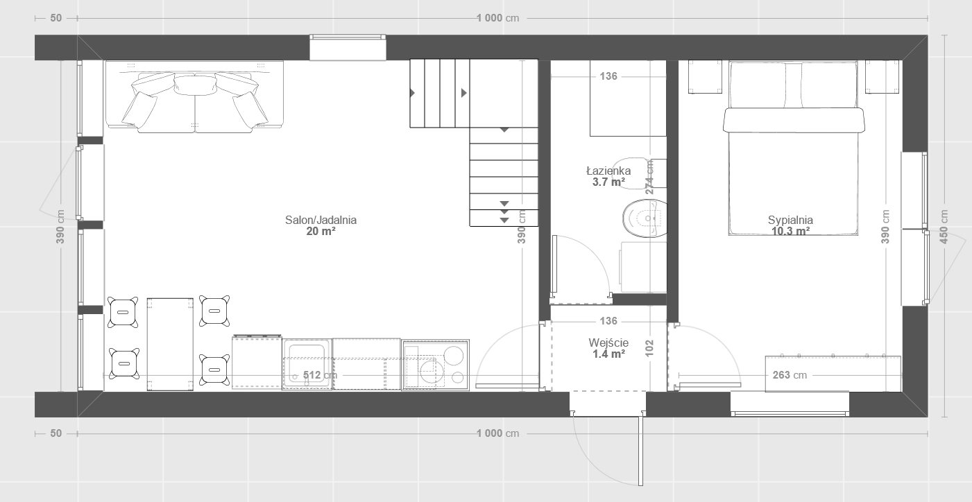 Grafika: dom mobilny wenus70 77