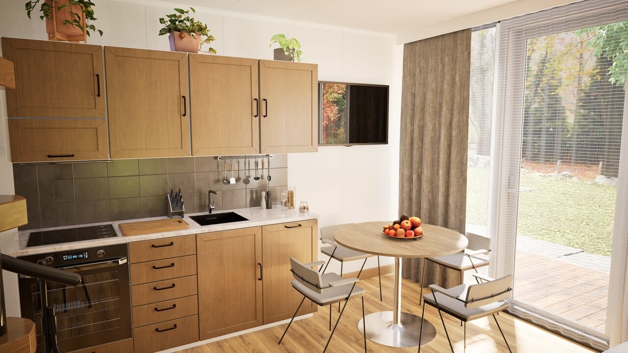 Grafika: dom modulowy 100m2 05