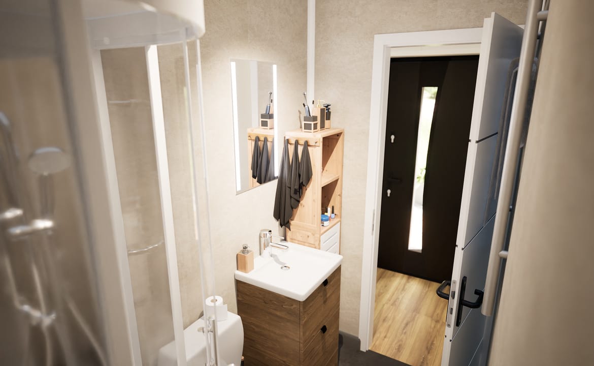 Grafika: dom modulowy 100m2 10