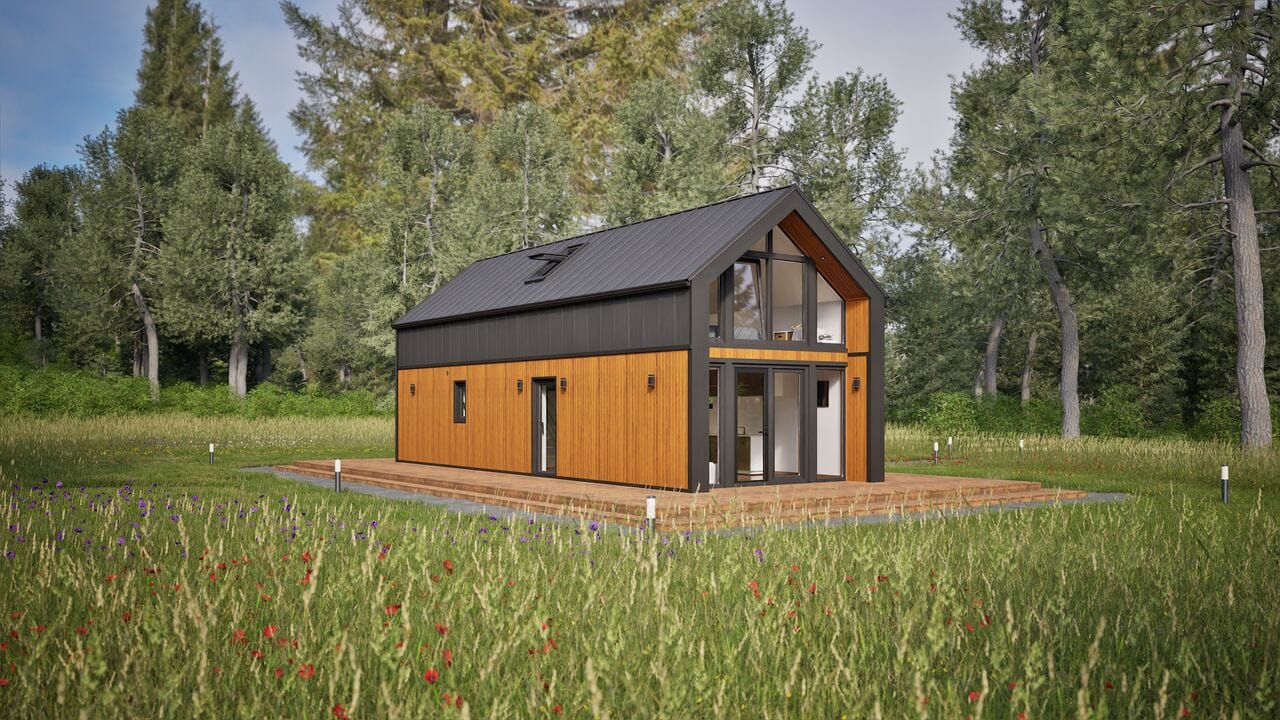 Grafika: dom modulowy 100m2 11