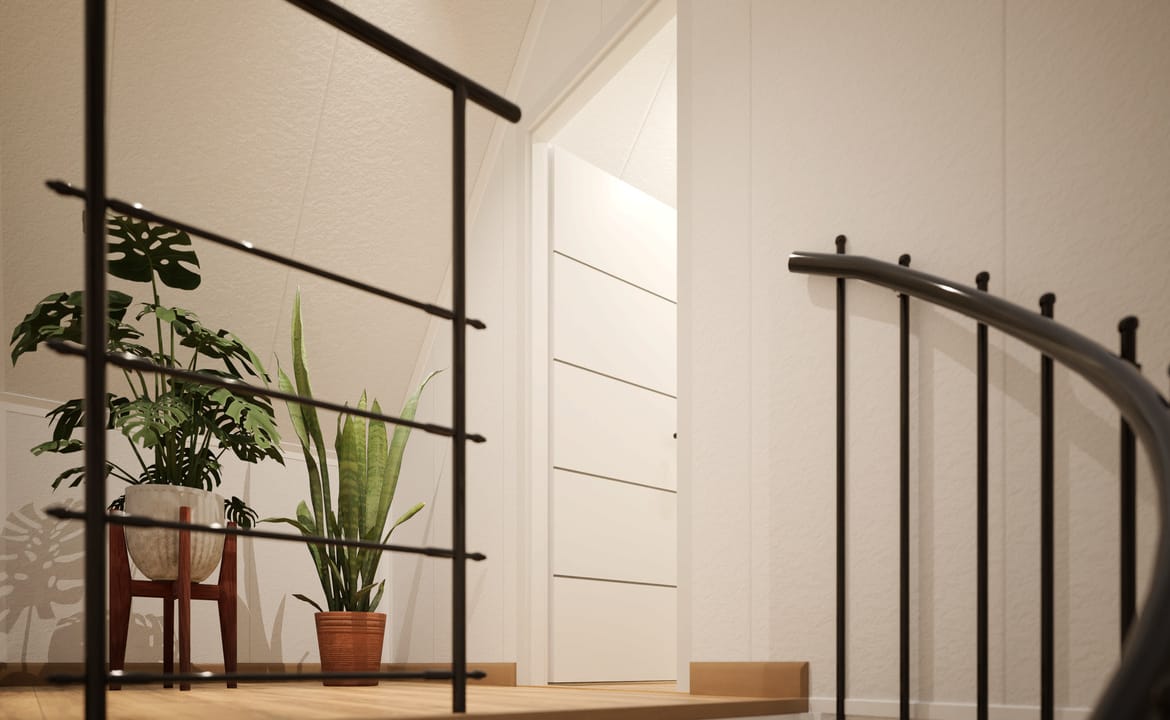 Grafika: dom modulowy 100m2 24