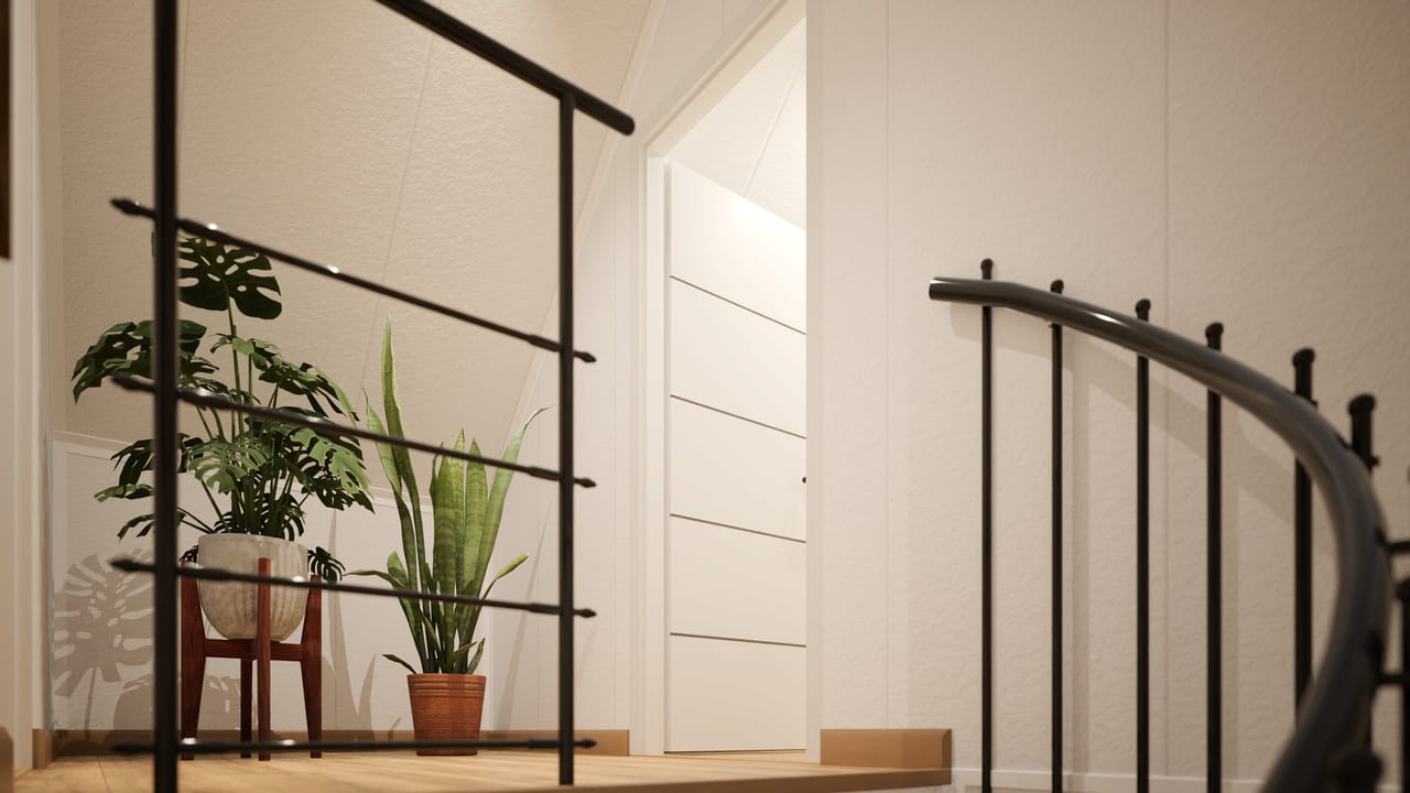 Grafika: dom modulowy 100m2 24