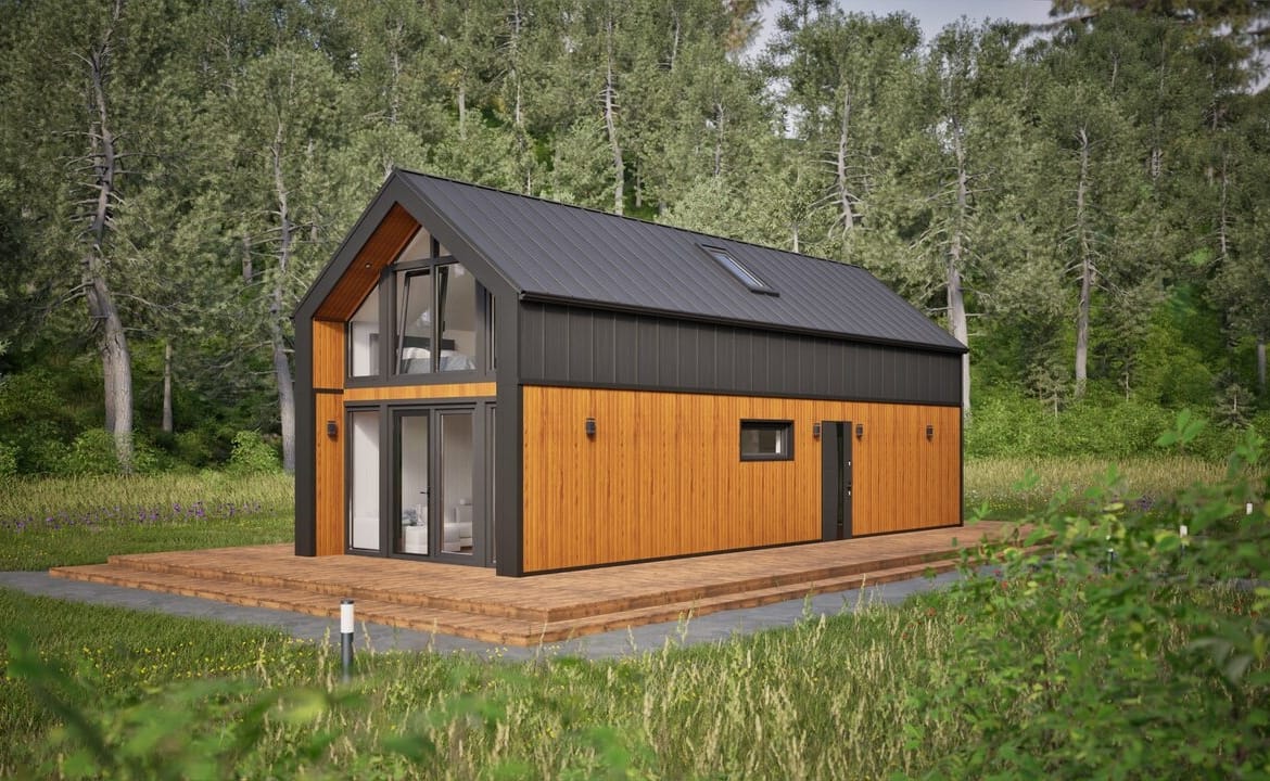 Grafika: dom modulowy 100m2 27