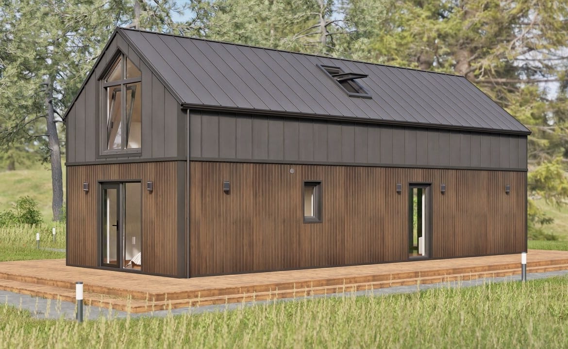 Grafika: dom modulowy 100m2 39