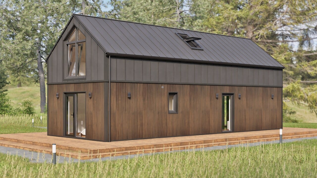 Grafika: dom modulowy 100m2 39