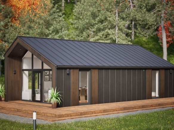 Grafika: dom modulowy caloroczny 70m2 tebe 17