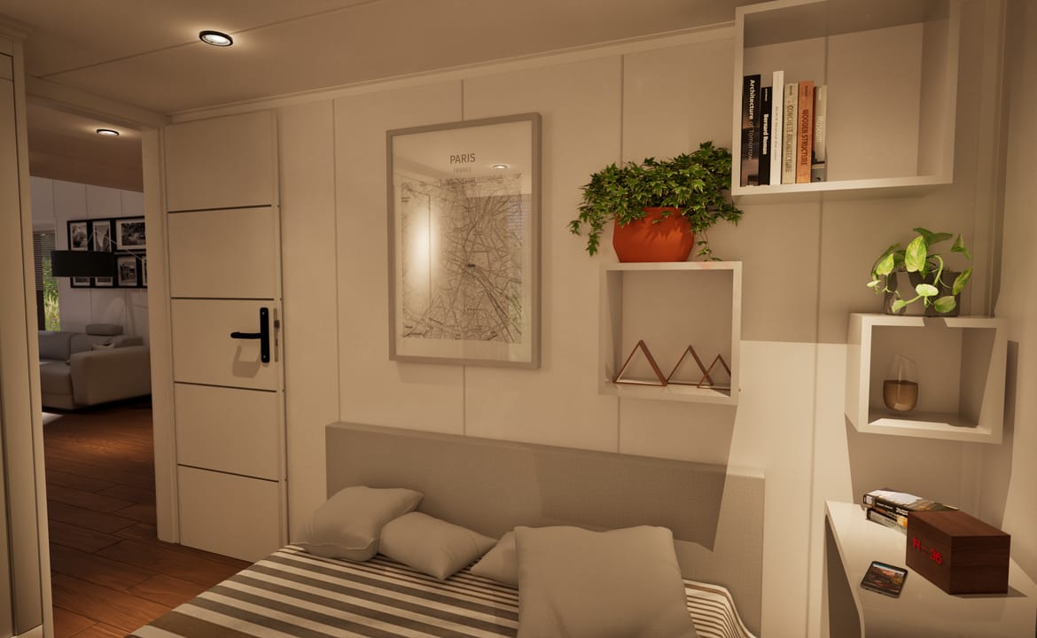 Grafika: dom modulowy caloroczny 70m2 tebe 33