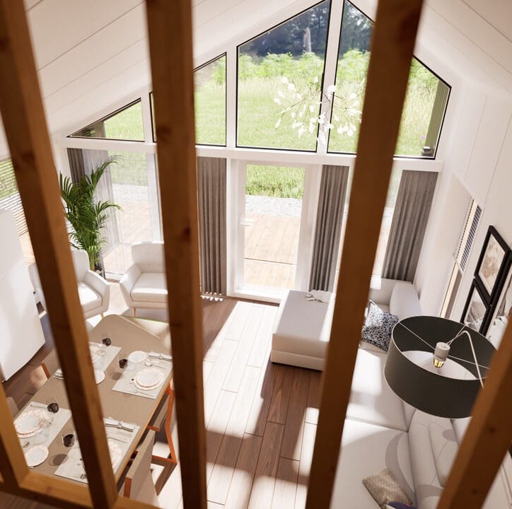 Grafika: dom modulowy caloroczny 70m2 tebe 46