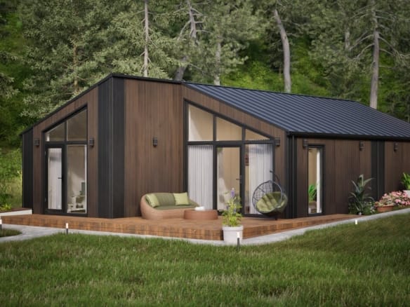 Grafika: dom modulowy caloroczny 88m2 jowisz 02