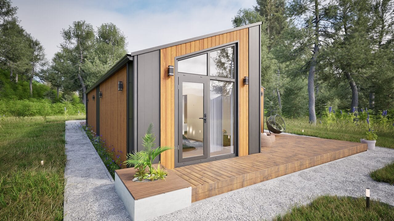 Grafika: dom modulowy caloroczny 88m2 jowisz 10