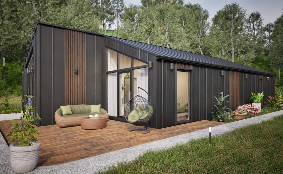 Grafika: dom modulowy caloroczny 88m2 jowisz 11