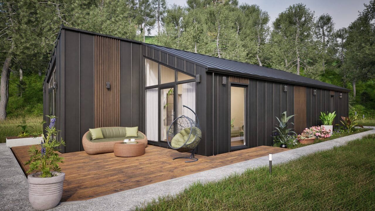 Grafika: dom modulowy caloroczny 88m2 jowisz 11