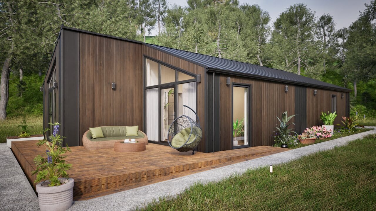 Grafika: dom modulowy caloroczny 88m2 jowisz 13