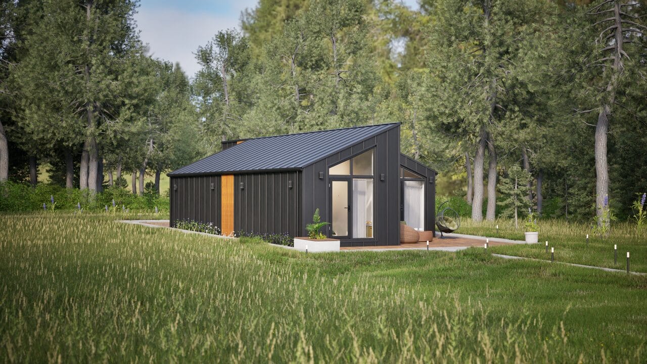 Grafika: dom modulowy caloroczny 88m2 jowisz 15