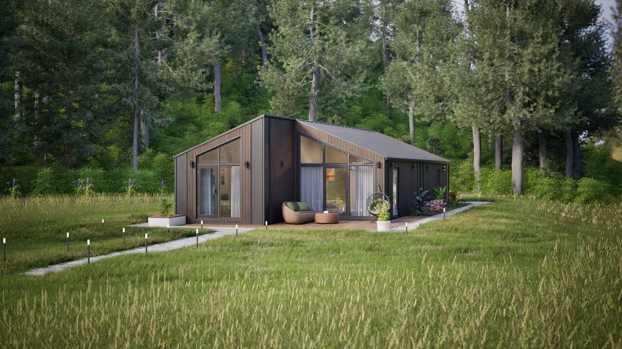 Grafika: dom modulowy caloroczny 88m2 jowisz 18