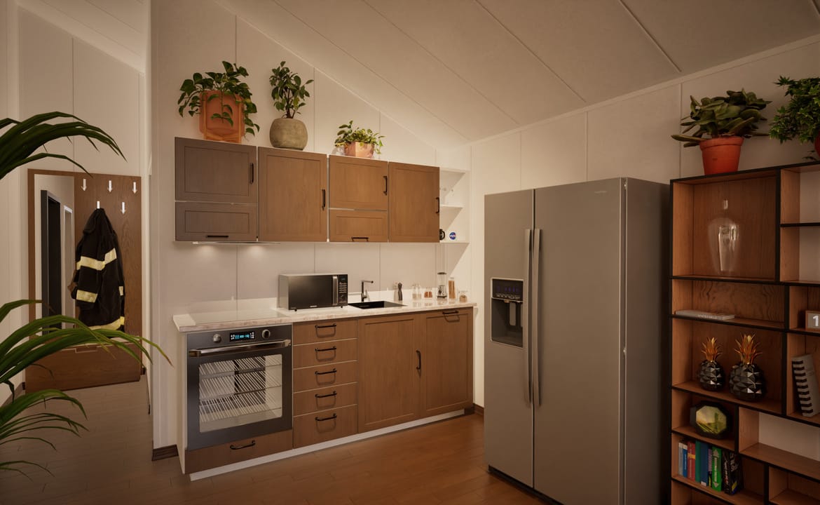 Grafika: dom modulowy caloroczny 88m2 jowisz 22