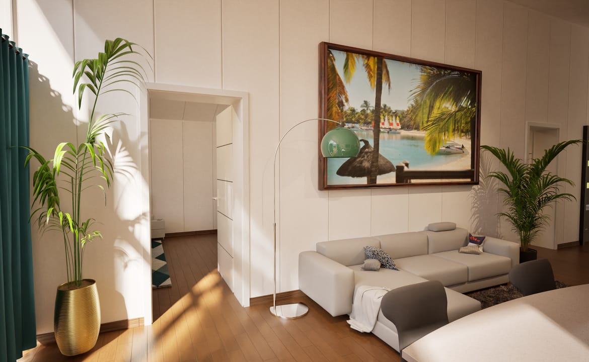 Grafika: dom modulowy caloroczny 88m2 jowisz 23