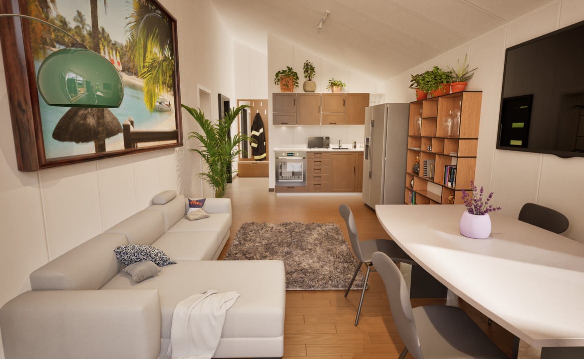 Grafika: dom modulowy caloroczny 88m2 jowisz 27