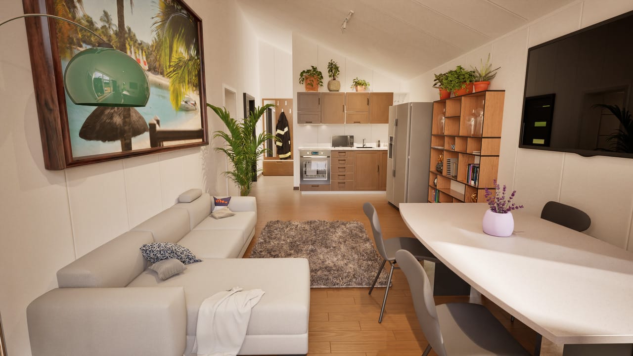 Grafika: dom modulowy caloroczny 88m2 jowisz 27