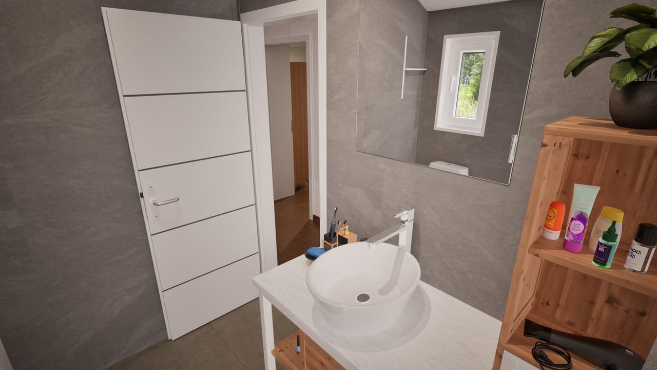 Grafika: dom modulowy caloroczny 88m2 jowisz 32