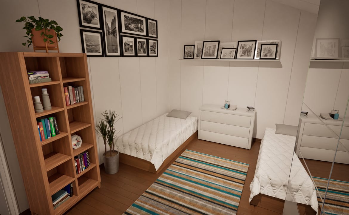 Grafika: dom modulowy caloroczny 88m2 jowisz 34