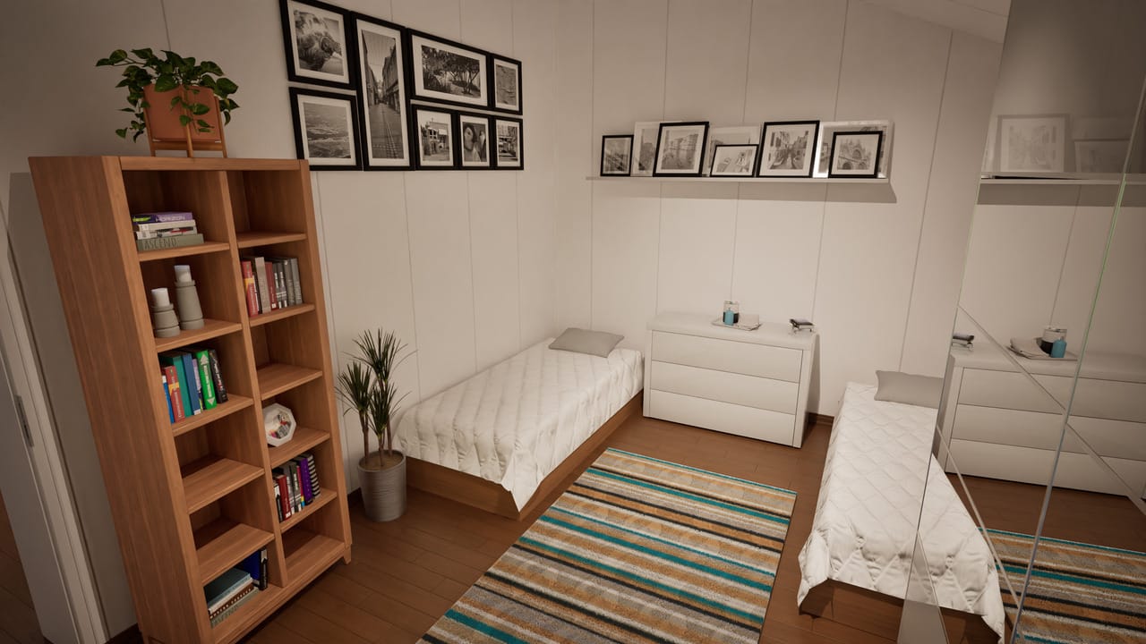 Grafika: dom modulowy caloroczny 88m2 jowisz 34