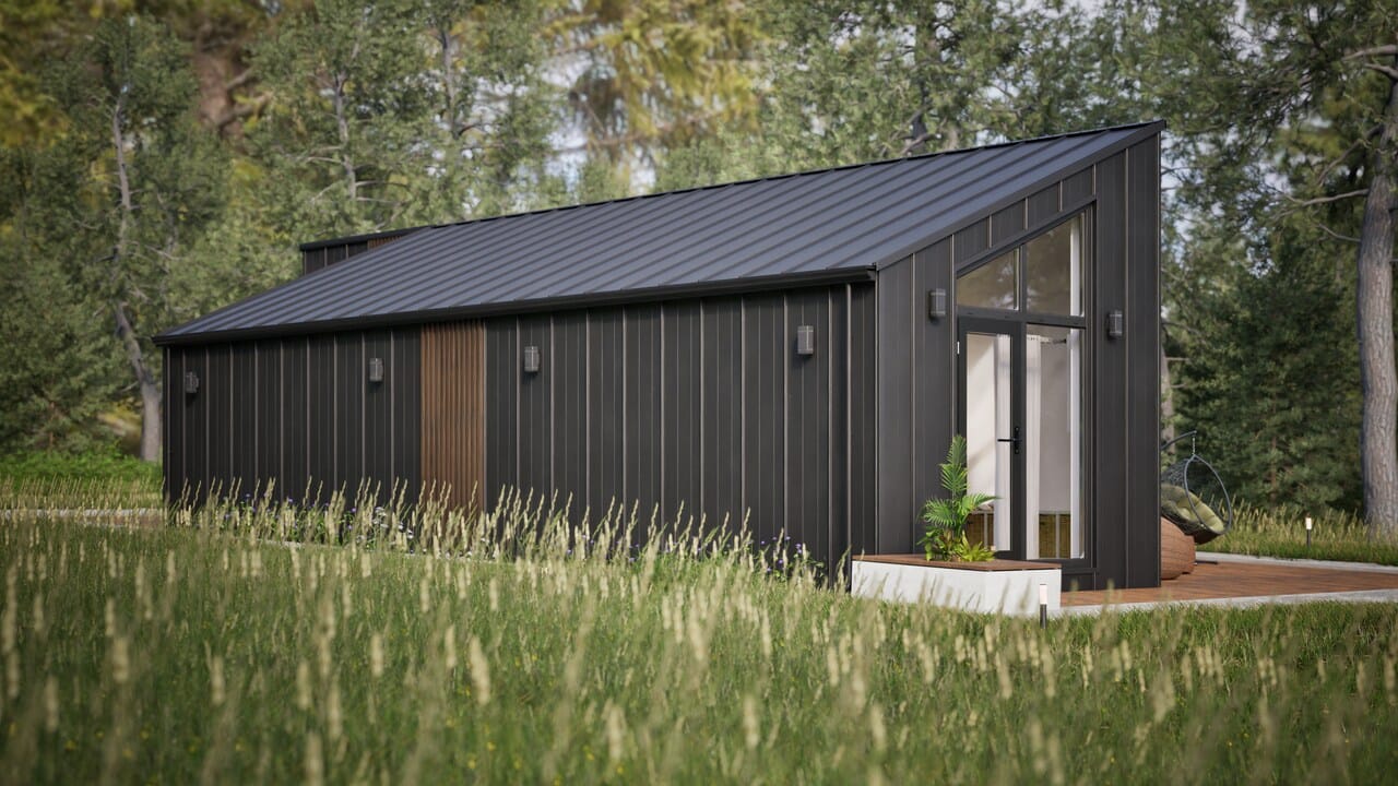 Grafika: dom modulowy caloroczny 88m2 jowisz 41